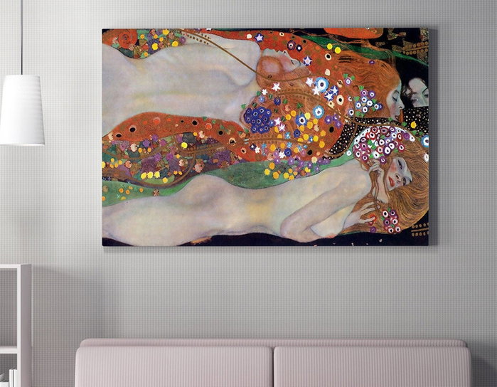Wallity Cuadro de Gustav Klimt en Lienzo 70 x 100 cm Wallity Cuadro de Gustav Klimt en Lienzo 70 x 100 cm